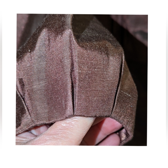 Victor Costa Occasion Blouse - Size XL - Mocha Colour - Picture 7 of 9